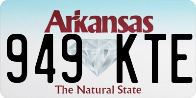 AR license plate 949KTE