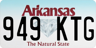 AR license plate 949KTG