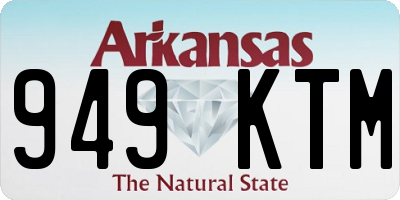 AR license plate 949KTM