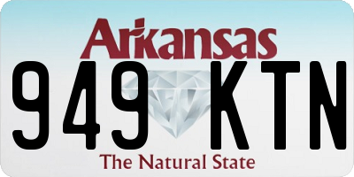 AR license plate 949KTN