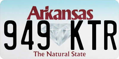 AR license plate 949KTR
