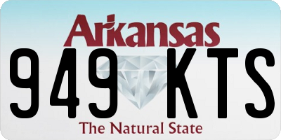 AR license plate 949KTS