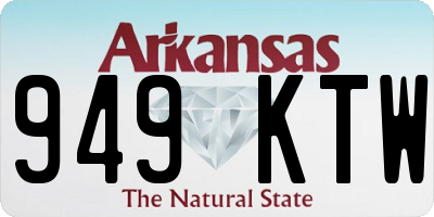 AR license plate 949KTW