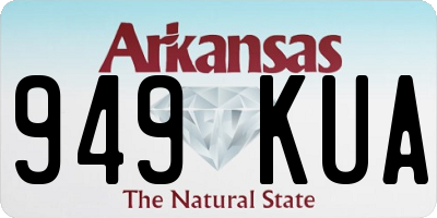 AR license plate 949KUA