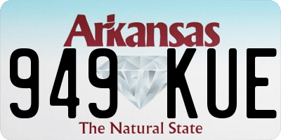 AR license plate 949KUE