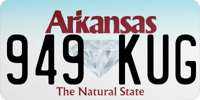 AR license plate 949KUG