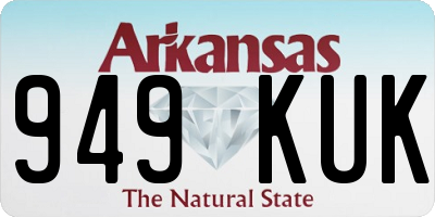AR license plate 949KUK