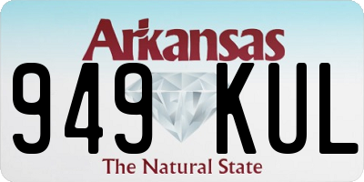 AR license plate 949KUL