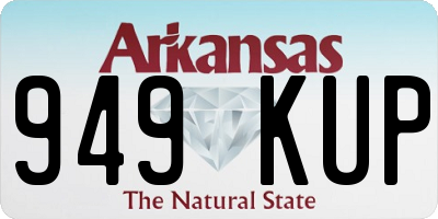 AR license plate 949KUP