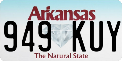 AR license plate 949KUY