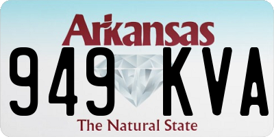 AR license plate 949KVA