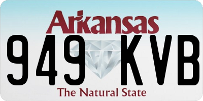 AR license plate 949KVB