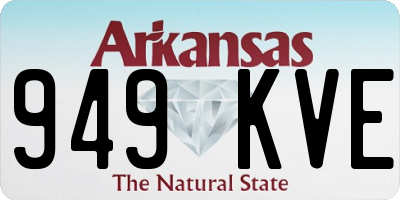 AR license plate 949KVE