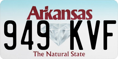 AR license plate 949KVF
