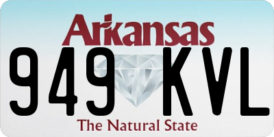 AR license plate 949KVL