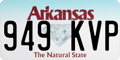 AR license plate 949KVP