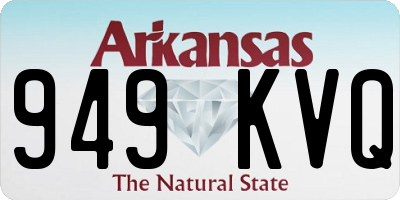 AR license plate 949KVQ