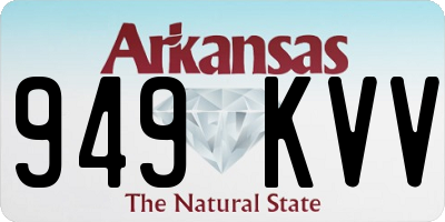 AR license plate 949KVV