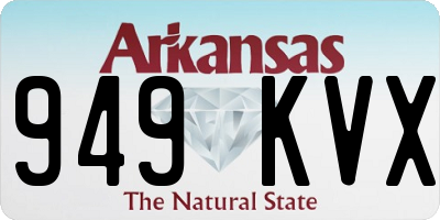 AR license plate 949KVX