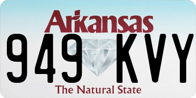 AR license plate 949KVY