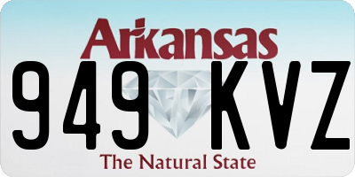 AR license plate 949KVZ