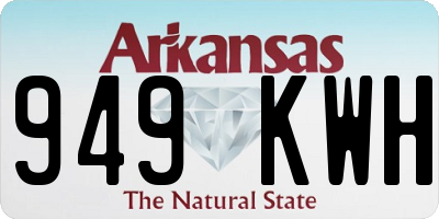 AR license plate 949KWH