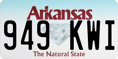 AR license plate 949KWI