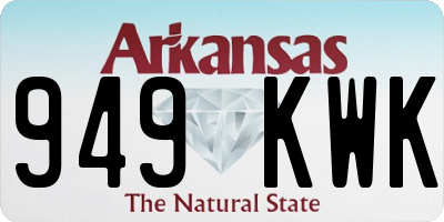 AR license plate 949KWK
