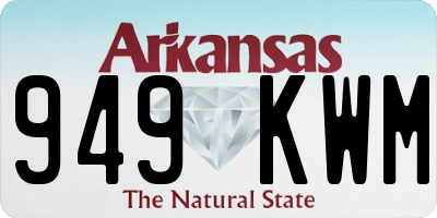 AR license plate 949KWM