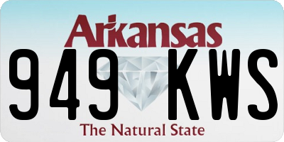 AR license plate 949KWS