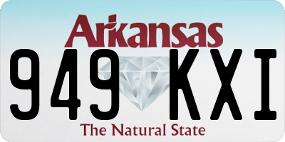 AR license plate 949KXI