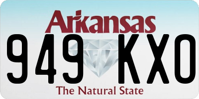 AR license plate 949KXO