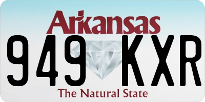 AR license plate 949KXR
