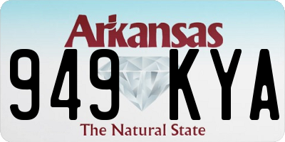 AR license plate 949KYA
