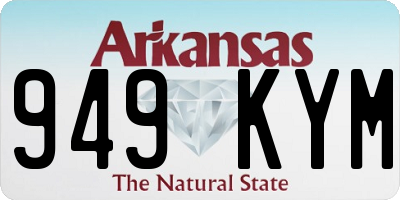 AR license plate 949KYM