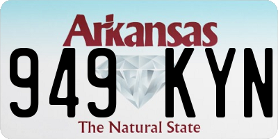 AR license plate 949KYN