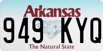 AR license plate 949KYQ