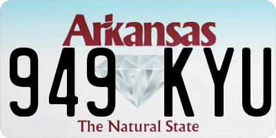 AR license plate 949KYU