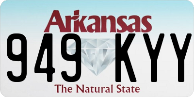 AR license plate 949KYY