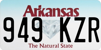 AR license plate 949KZR