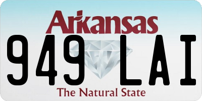 AR license plate 949LAI