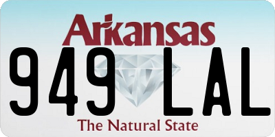 AR license plate 949LAL