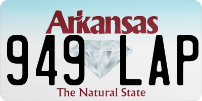 AR license plate 949LAP