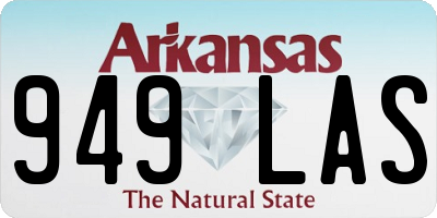 AR license plate 949LAS