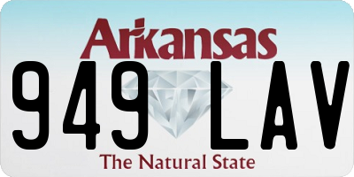 AR license plate 949LAV