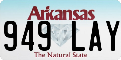 AR license plate 949LAY
