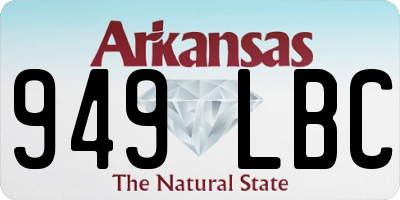 AR license plate 949LBC