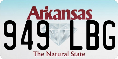 AR license plate 949LBG