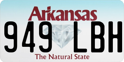 AR license plate 949LBH