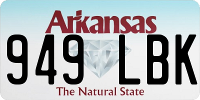 AR license plate 949LBK
